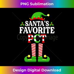 Santa's Favorite PCT Patient Care Technician Christmas - Crafted Sublimation Digital Download - Striking & Memorable Impressions