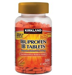 Kirkland Signature Ibuprofen 200 mg IB Tablets, 500 Caplets