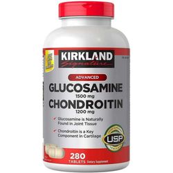 Kirkland Signature Glucosamine 1500mg Chondroitin 1200mg, 280 Tablets