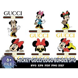 Mickey Gucci Logo Bundle Svg, Mickey Svg, Gucci vg, Gucci Logo Svg