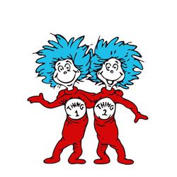 Thing 1 Thing 2 Dr Seuss Svg, Cat In The Hat SVG, Dr Seuss Hat SVG, Green Eggs And Ham Svg, Dr Seuss for Teachers