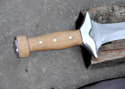 Custom Handmade D2-Tool Steel Blade Greek Xiphos Sword Camping Sword