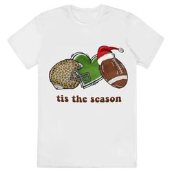 christmas tis the season football shirt, christmas football lover gift, gameday shirt, american football gift