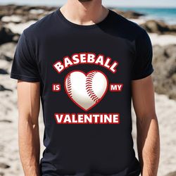 Cute Baseball Valentine Shirt For Boys And Girls