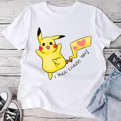 Pikachu I Pika Choose You Pokemon Valentine T-Shirt