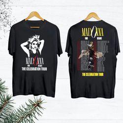 2024 Madonna The Celebration Tour T-Shirt, Madonna 90s Vintage Shirt, Four Decades Tour Shirt, Madonna Fan Gift Shirt, M