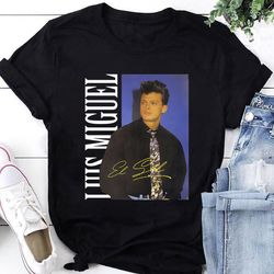 Signature Luis Miguel Vintage Shirt, Graphic Luis Miguel Tour 2023 Shirt, Luis Miguel Concert, Luis Miguel Fan Gift Shir