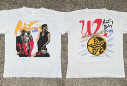 u2 warning baby zoo tv 92 sold out t-shirt, 90s u2 rock band concert shirt, u2 zoo tv tour shirt, u2 warning baby shirt,