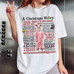 A Christmas Story Ralphie Funny Graphic Sweatshirt, Christmas Story shirt, Leg Lamp Christmas Shirt, Christmas Story Shi
