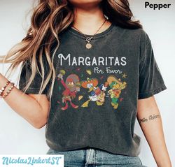 Retro Margaritas Por Favor Comfort colors shirt, The Three Caballeros Shirt, Margaritas Epcot shirt, Disney Family Trip