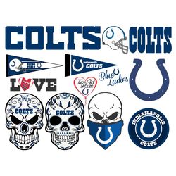 Indianapolis Colts Bundle Logo Svg, Sport Svg, Indianapolis Colts Svg, Bundle Logo Svg, Colts Logo Svg, NFL Football Svg