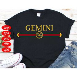 Gucci Gemini Zodiac Svg, Trending Svg, Gemini Svg, Gucci Svg, Zodiac Svg, Zodiac Signs Svg, Horoscope Svg, Star Svg, Gem