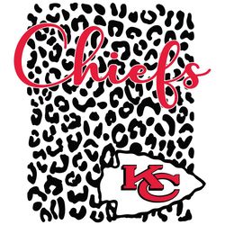 Kansas City Chiefs Leopard Spirit Svg, Sport Svg, Leopard Spirit Svg, NFL Team Svg, Kansas City Chiefs Svg, Kansas City