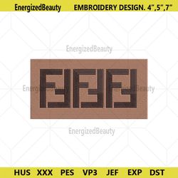 Fendi Logo Embroidery Design Download