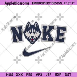 UConn Huskies Nike Logo Embroidery Design Download File
