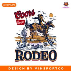 Coors Banquet Rodeo Cowboys SVG