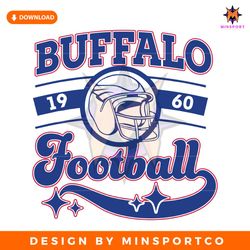 Buffalo Football Helmet 1960 SVG