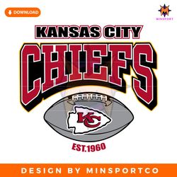 Kansas City Chiefs Football 1960 Svg Cricut Digital Download