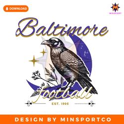 Vintage Baltimore Football Est 1996 SVG