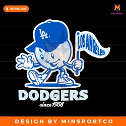 Baseball Los Angeles Dodgers Since 1958 SVG