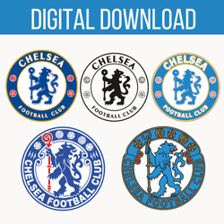Chelsea Logo I SVG .PNG Files I Digital Product I Svg Chelsea Logo Png I Chelsea Lion Svg I Chelsea Logo Png Download