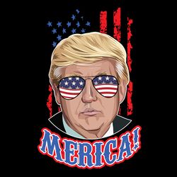 Trump Merica svg, Merica svg, Trump svg, Donald Trump svg, Trump Sunglasses, 4th of july, American Flag svg, Patriotic