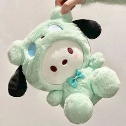 Sanrio Pochacco Plush Toy Cartoon Kawaii Pochacco Cosplay Panda Series Plush Dol
