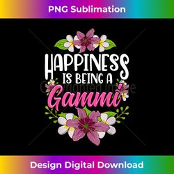 Happiness Is Being A Gammi Mothers Day Floral - Innovative PNG Sublimation Design - Channel Your Creative Rebel