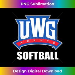 University of West Georgia Wolves UWG Softball - Contemporary PNG Sublimation Design - Lively and Captivating Visuals