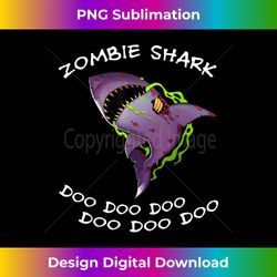 Zombie Shark - funny, cool art for kids - Luxe Sublimation PNG Download - Animate Your Creative Concepts