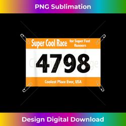 Runner Funny Halloween Costume Racing Bib - Crafted Sublimation Digital Download - Access The Spectrum Of Sublimation Artistry
