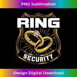 ring security wedding party ring bearer - chic sublimation digital download - animate your creative concepts