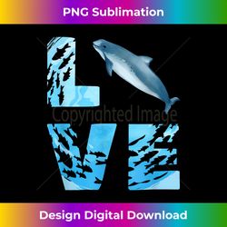 LOVE Harbor Porpoise Whale Sea Animals Marine Mammal Whales - Bespoke Sublimation Digital File - Lively and Captivating Visuals