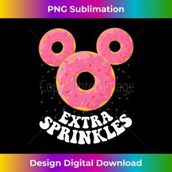 Disney Mickey Mouse Donut Ears Extra Sprinkles - Sublimation-Optimized PNG File - Channel Your Creative Rebel
