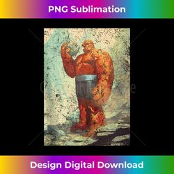 Marvel The Fantastic Four Ben Grimm The Thing Thoughtful - Urban Sublimation PNG Design - Tailor-Made for Sublimation Craftsmanship
