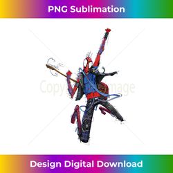 Marvel Spider-Man Across The Spider-Verse Part 1 Punk Spidey - Deluxe PNG Sublimation Download - Elevate Your Style with Intricate Details