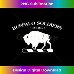 Buffalo Soldiers Civil War Black History - Urban Sublimation PNG Design - Crafted for Sublimation Excellence