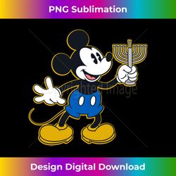 Disney Mickey Mouse Hanukkah Menorah Happy Holidays - Eco-Friendly Sublimation PNG Download - Reimagine Your Sublimation Pieces