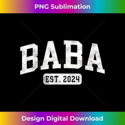 Baba Est 2024 Promoted To Baba Announcement - Sublimation-Optimized PNG File - Lively and Captivating Visuals