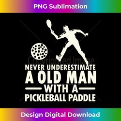 Never Underestimate Old Man With Pickle - Vibrant Sublimation Digital Download - Enhance Your Art with a Dash of Spice