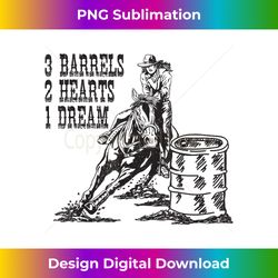 3 barrels 2 hearts 1 dream barrel racer rodeo barrel racing - bohemian sublimation digital download - reimagine your sublimation pieces