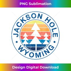 Jackson Hole Wyoming Retro Vintage Apres Jackson Hole - Luxe Sublimation PNG Download - Infuse Everyday with a Celebratory Spirit