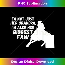 Mens Barrel Racing Grandpa Cowgirl Hat Design Horse Riding Racer - Sophisticated PNG Sublimation File - Elevate Your Style with Intricate Details