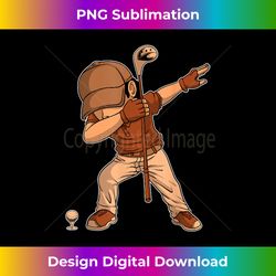 Dabbing Golf Player Black History Month BLM Melanin Golfer - Chic Sublimation Digital Download - Customize with Flair