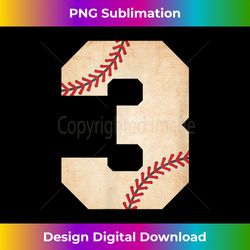 Baseball Number 3 Baseball Fan Mom - Edgy Sublimation Digital File - Enhance Your Art with a Dash of Spice