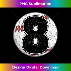 Birthday Boy 8 Eight Baseball 8th Birthday Baseball Player - Crafted Sublimation Digital Download - Challenge Creative Boundaries