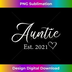 Promoted To Aunt est. - Sophisticated PNG Sublimation File - Tailor-Made for Sublimation Craftsmanship