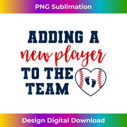 baseball pregnancy announcement spring baby reveal - artisanal sublimation png file - crafted for sublimation excellence