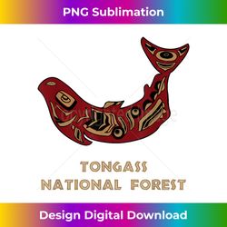 Tongass National Forest Alaska Native American Salmon - Eco-Friendly Sublimation PNG Download - Ideal for Imaginative Endeavors