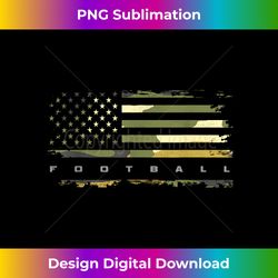 American Flag Camouflage Football - Sublimation-Optimized PNG File - Animate Your Creative Concepts